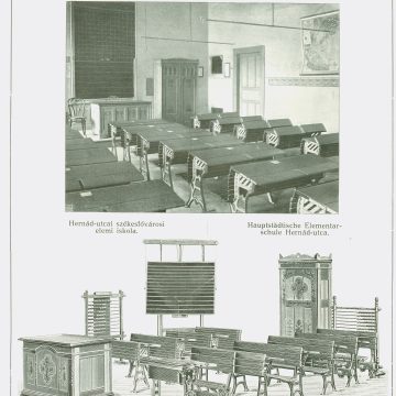 Feiwel Lipót iskolabútor 1913