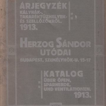 Herzog kályhák és tűzhelyek 1913
